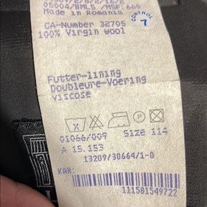 Like new Mens black blazer